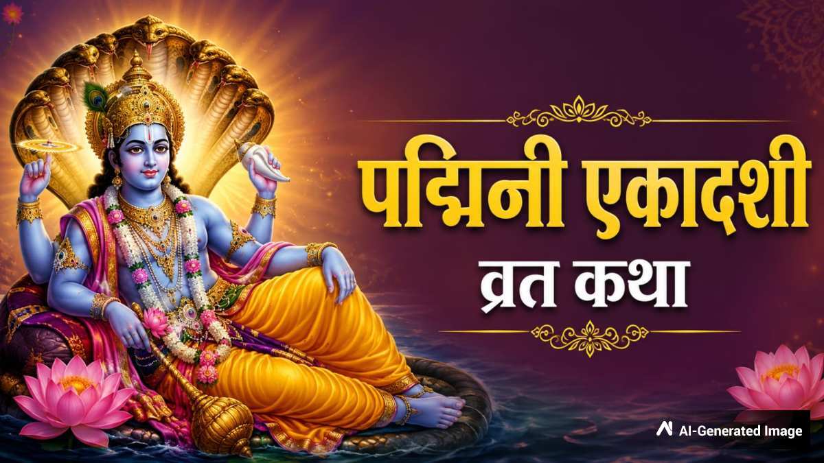 Padmini Ekadashi Vrat Katha: पद्मिनी एकादशी के दिन जरूर पढ़ें ये व्रत कथा, संतान प्राप्ति का मिलेगा आशीर्वाद