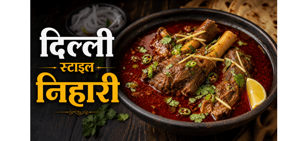 पुरानी दिल्ली स्टाइल मटन निहारी की लजीज डिश