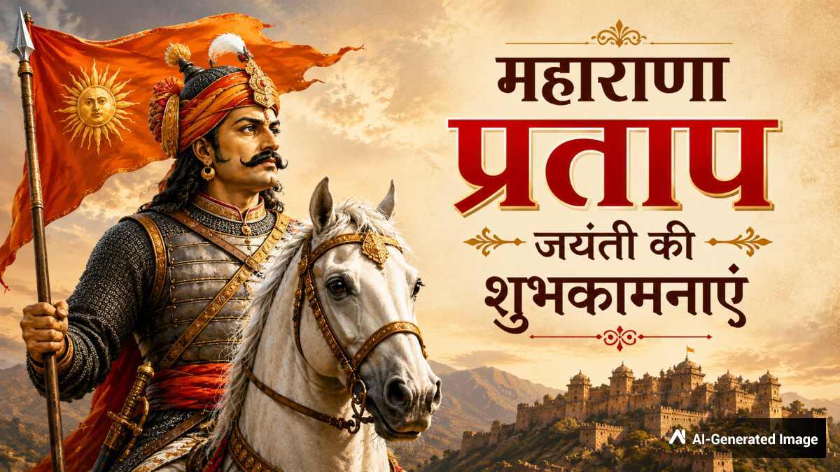 Maharana Pratap Jayanti 2026 Wishes: चेतक पर चढ़ जिसने...महाराणा प्रताप की जयंती पर भेजें ये खास शुभकामना संदेश