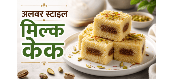 स्वादिष्ट और दानेदार अलवर स्टाइल मिल्क केक स्वादिष्ट और दानेदार अलवर स्टाइल मिल्क केक