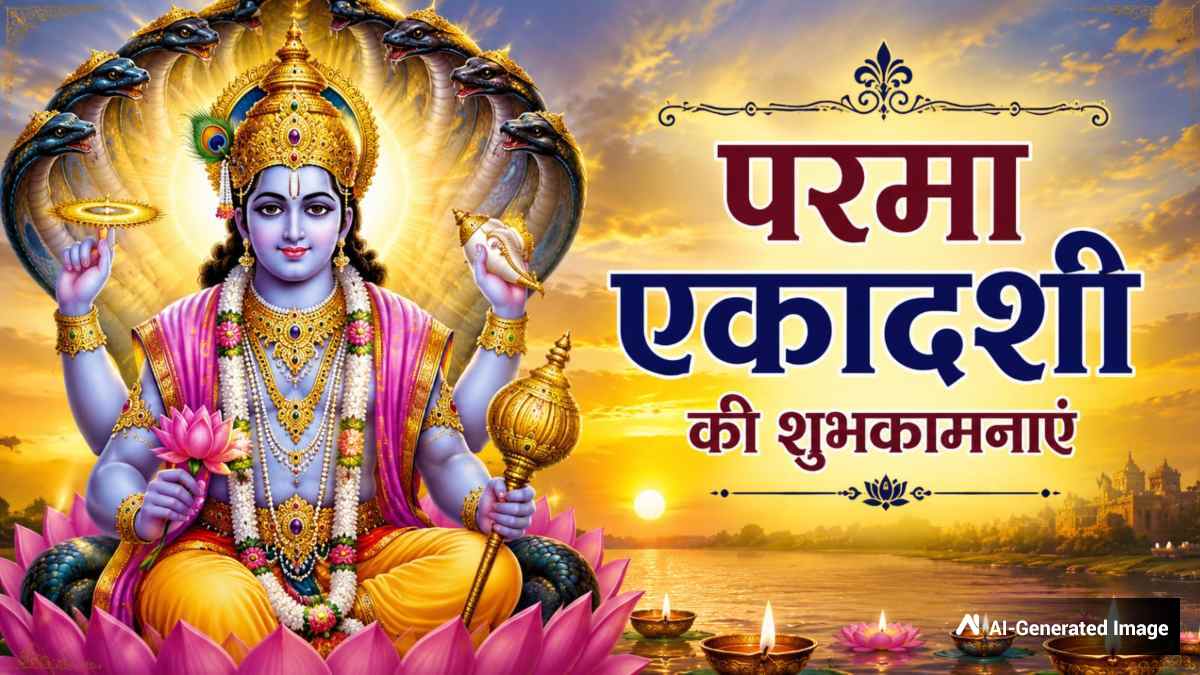 Parama Ekadashi 2026 Wishes: ॐ नमो भगवते वासुदेवाय...परमा एकादशी पर प्रियजनों को भेजें ये खास शुभकामना संदेश