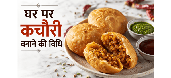 खस्ता और सुनहरी जोधपुरी प्याज कचौरी