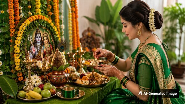 Hariyali Teej Vrat Katha