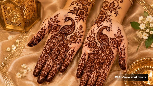 Peacock Mehndi Design Peacock Mehndi Design