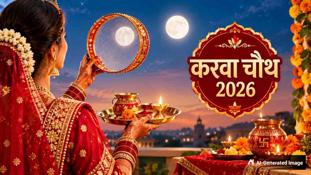 Karwa Chauth Kab Hai 2026: करवा चौथ कब है? जानें सही तारीख, शुभ मुहूर्त और चांद दिखने का सटीक समय