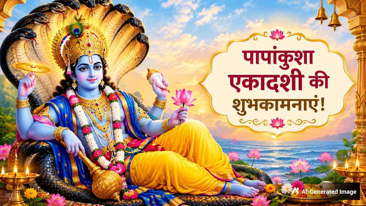 Papankusha Ekadashi 2026 Wishes: विष्णु जी की कृपा...पापांकुशा एकादशी पर अपनों को भेजें ये खास शुभकामना संदेश