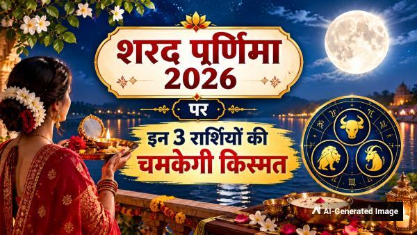 Sharad Purnima Lucky Zodiac Signs 2026