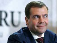 President Dimitri Medvedev