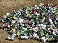Church built from beer cans