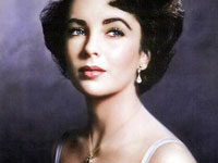 Elizabeth Taylor Parties On Wheel Chair Elizabeth Taylor Parties On Wheel Chair