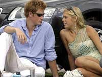 Prince Harry and Girlfriend Enjoy Wild Menu