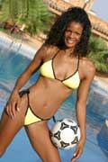 Women Football In Sexy Lingerie
