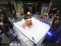 Ice Man Endures Cold For Fun Ice Man Endures Cold For Fun