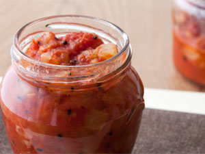 Tomato Garlic Chutney Tomato Garlic Chutney