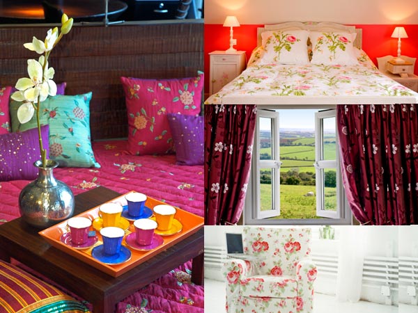 Decorating home with floral motifs Decorating home with floral motifs