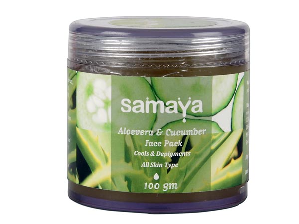 Aloe Vera and Cucumber Gel Face Pack