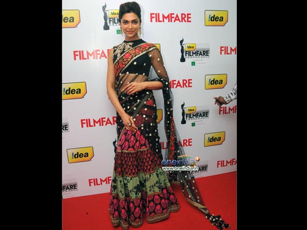 The multi-coloured lehenga