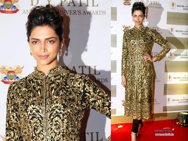 The black and gold kurta