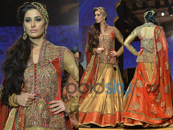 Nargis Fakhri in Ashima n Leena Lehenga
