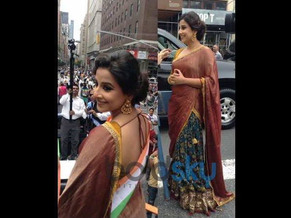 Grand Marshall Vidya Balan Stuns At India Day Parade Grand Marshall Vidya Balan Stuns At India Day Parade