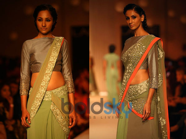 Pale Green Mumtaz Sarees