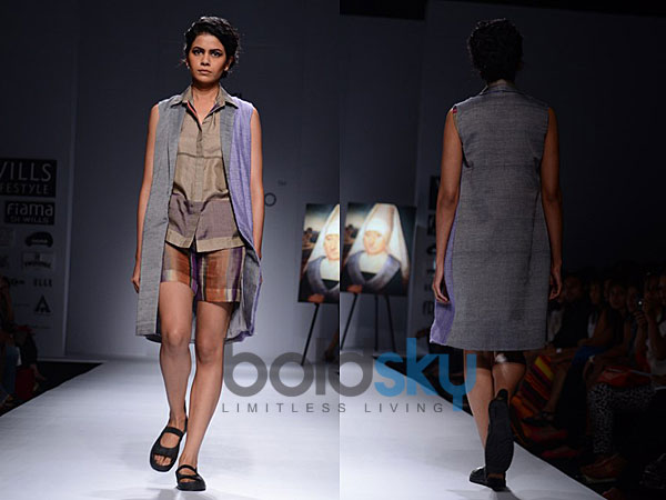 Hot Pant With Knee-Length Shrug