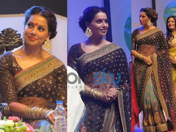 KIFF: Bipasha Basu In Sabyasachi Saree KIFF: Bipasha Basu In Sabyasachi Saree