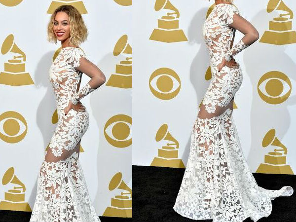 White Michael Costello Gown