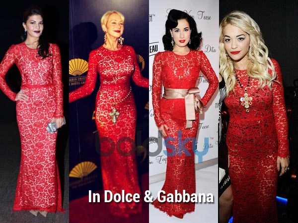 Who Wore Dolce & Gabbana Better? Who Wore Dolce & Gabbana Better?