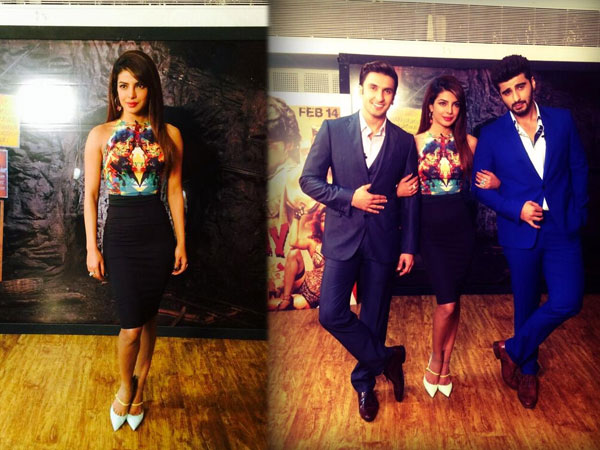 Priyanka At Gunday Screening Look Hot! Priyanka At Gunday Screening Look Hot!