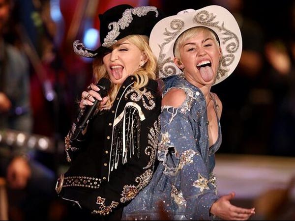 Goes Wild With Madonna