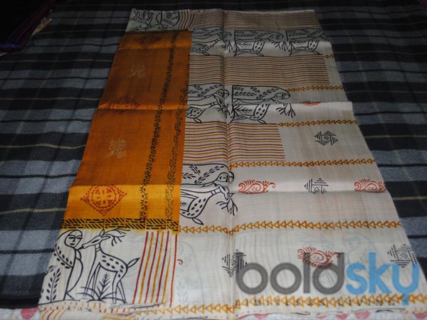 Hand Painted Bangalore Silk
