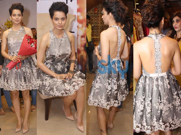 Pretty Kangana Ranaut In Short Dress Pretty Kangana Ranaut In Short Dress