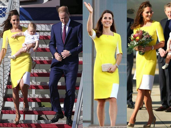 Kate Middleton Enters Sydney: Shines In Yellow Dress Kate Middleton Enters Sydney: Shines In Yellow Dress