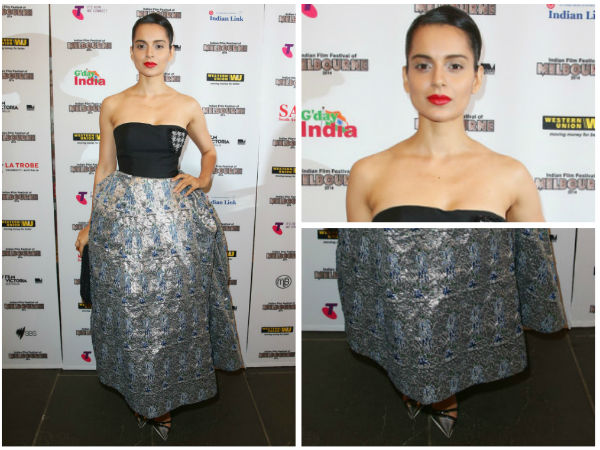 IIFM 2014: Kangana Ranaut In Dior Gown IIFM 2014: Kangana Ranaut In Dior Gown