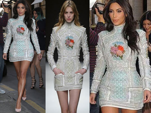 Kim Kardashian In Balmain 