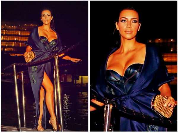 OMG! Kim Kardashian Flaunts Ample Cleavage OMG! Kim Kardashian Flaunts Ample Cleavage