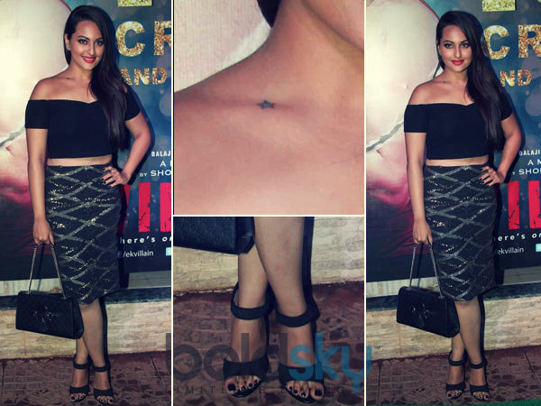 Sonakshi Sinha's Pencil Skirt Creates Hype At 'Ek Villain' Success Bash Sonakshi Sinha's Pencil Skirt Creates Hype At 'Ek Villain' Success Bash