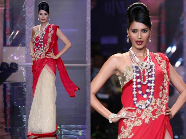 The White & Purple Layered Jewel Ensemble