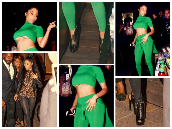 nicki minaj in green