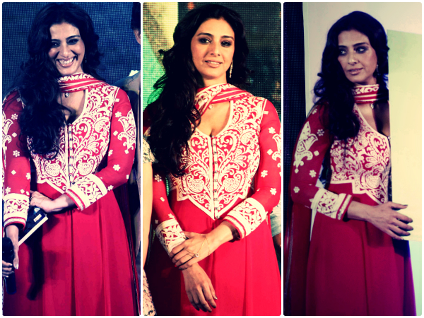 Tabu Abu Jani Sandeep Khosla | Suit | Red