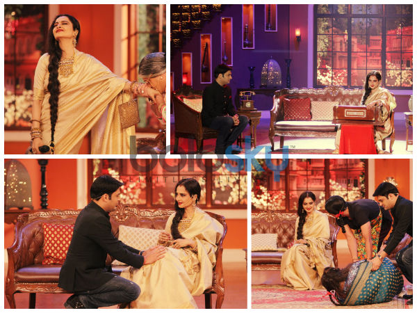 rekha emotions on comedy nights