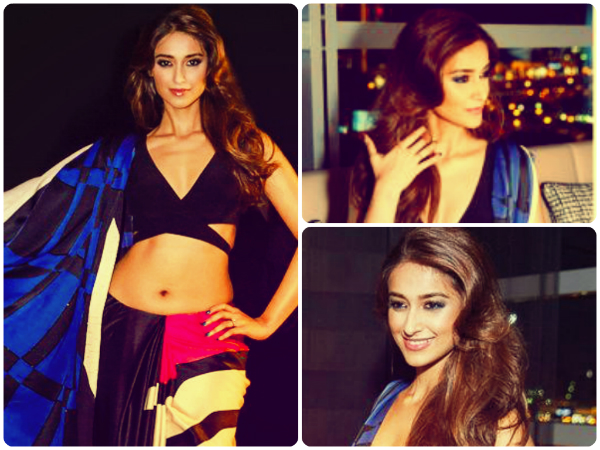 Ileana D'Cruz In Satya Paul Saree 2