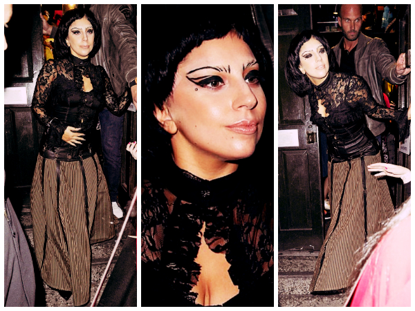 lady gaga in victorian style