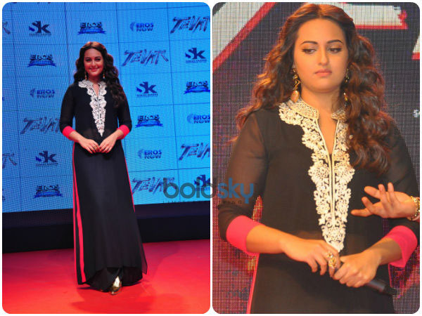 sonakshi sinha in sheer top