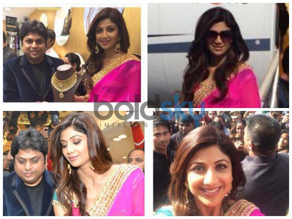 shilpa shetty at pc jewellers store launch