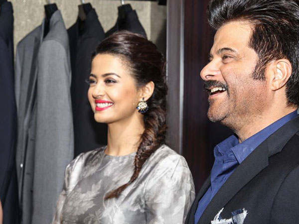 Surveen Chawla In Silver Dress | Surveen Chawla In Dubai | Celebrities In Metallic Dresses