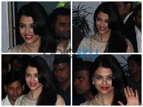 aishwarya rai at Shirin Morani-Uday Singh Wedding Reception