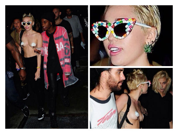 Miley Cyrus Flaunts Her Ice Cream Pasties