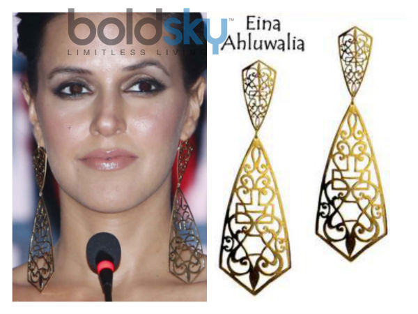 earrings by Eina Ahluwalia 